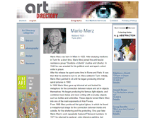 Tablet Screenshot of mario-merz.com